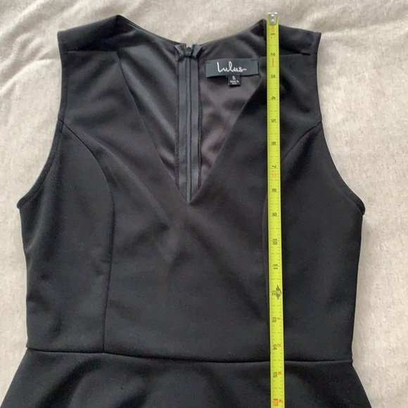 LULU’S Sleeveless Black Skater Dress Like New Condition - Picture 8 of 8